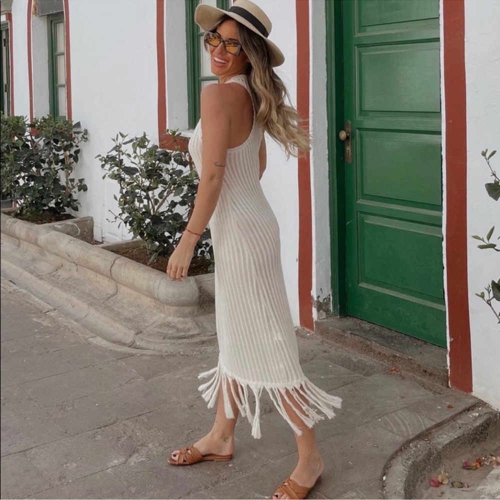 🆕 Fringe Midi Dress